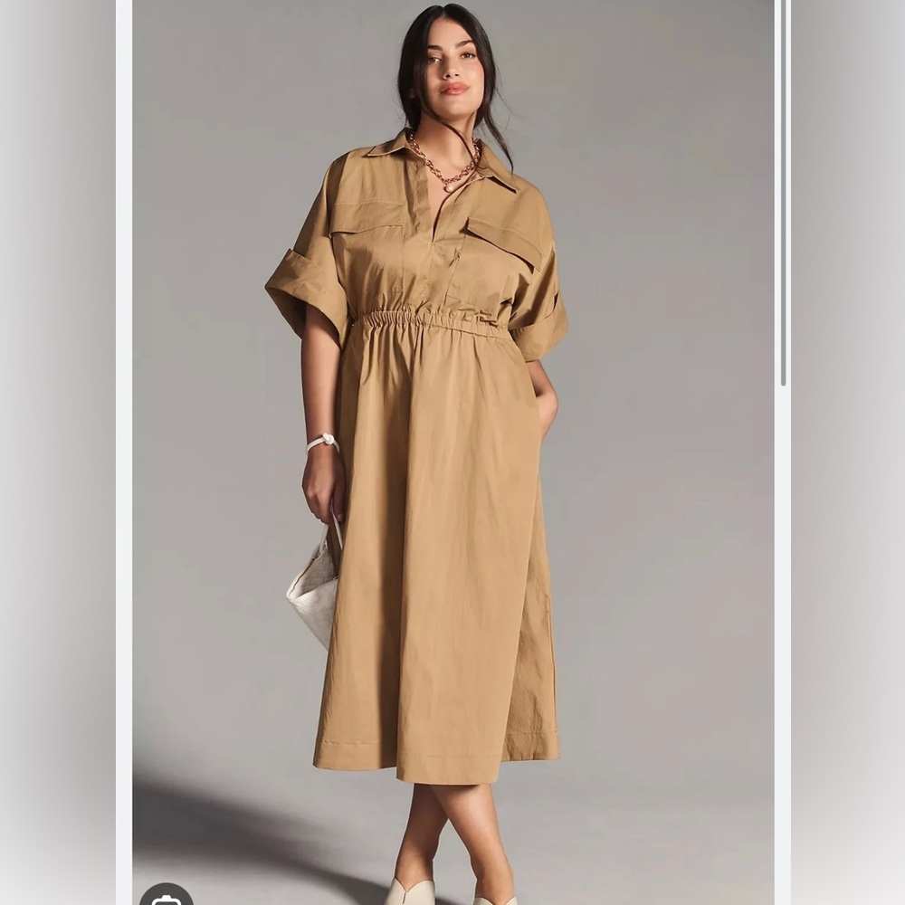 Maeve Utility Shirt Dress